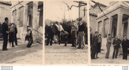 73Di   Marseille Lot De 3 Photos Petanque Années 30 - Bowls