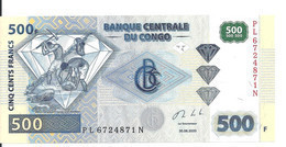 CONGO 500 FRANCS 2020 UNC P 96 C - Zonder Classificatie