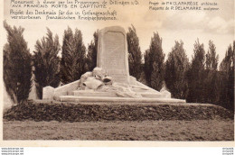 78Sm  Allemagne Dillingen Monument Aux Français Morts En Captivité Prisonniers De Guerre - Dillingen