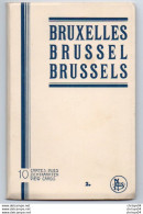 83Vn  Carnet De 10 Cpa Bruxelles - Loten, Series, Verzamelingen