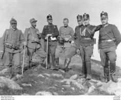 65Cu  Suisse Photo Guerre 14/18 Alpe Di Gesero Les Militaires Officiers Au Passo Di P. Jorio En Aout 1915 - Autres & Non Classés