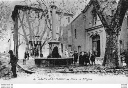 75Mé    83 Saint Zacharie Place De L'église En TBE - Saint-Zacharie