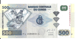 CONGO 500 FRANCS 2013 UNC P 96 B - Zonder Classificatie