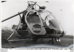 83Gt  Photo Originale N°5 Hélicoptère Hiller 360 F-BEEG Chauss. Stemm Coupe Internationale De Paris En 1952 - Hubschrauber