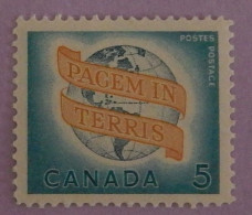 CANADA YT 341 NEUF**MNH" PAIX DANS LE MONDE" ANNÉE 1964 - Unused Stamps