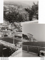 86Dm  Lot De 3 Photos Monaco En 1977 Institut Oceanographique, Stade Louis II, Vue Generale - Colecciones & Lotes