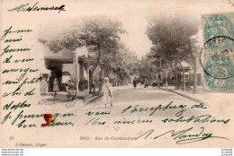 95Pp  Sétif Rue De Constantine - Sétif