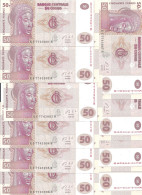 CONGO 50 FRANCS 2013 UNC P 97A ( 10 Billets ) - Non Classificati