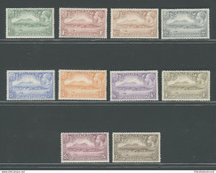 1932 Montserrat, Stanley Gibbons N. 84-93 - 300 Anniversary Of Settlement - Serie Di 10 Valori - MH* - Other & Unclassified