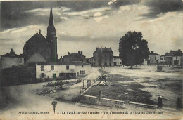 - Vendée -ref-F142- Le Poiré Sur Vie - Vue D Ensemble De La Placeau Clair De Lune - - Poiré-sur-Vie