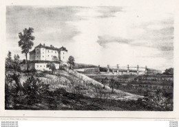 99Mq  Litho Lithographie De J. Philippe 33 Cubzac Chateau De Barés - Cubzac-les-Ponts