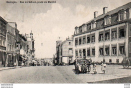 99Av   Belgique Bastogne Rue Du Sablon Place Du Marché - Bastogne