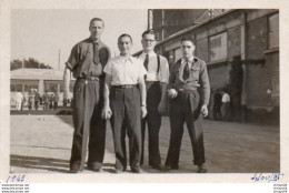 V05A  Carte Photo Concours De Boule La Lyonnaise Pétanque à Situer En 1943 - Bocce