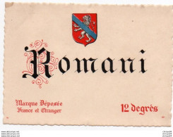 99Sv  Lot De 10 Etiquettes De Vin Romani 12 Degrés - Vino Rosso