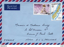 V95Ch  Seychelles Enveloppe Courrier Par Avion Air Mail Timbres - Seychelles