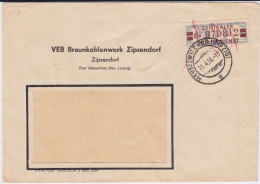 DDR Dienst B ZKD Mi 21 E Bf Meuselwitz 1959 - Covers & Documents