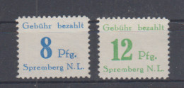 SBZ Lokalausgabe Spremberg MiNo. 23/24A ** - Mint