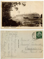 Germany 1937 Postcard Mettlach - Steingutfabrik; 6pf. Hindenburg Stamp - Kreis Merzig-Wadern