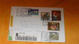 ENVELOPPE DE 1999../ RECOMMANDE RRR 1150 567641 9 AT WIEN 1150..AUTRICHE CACHETS POUR ANNEMASSE + TIMBRES X5 - Storia Postale