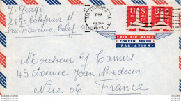 V11 96Hs  Courrier Air Mail Oblitération Timbres USA En 1972 - Storia Postale