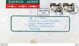 V11 96Hs  Courrier Air Mail Oblitération Timbres Portugal En 1980 - Storia Postale