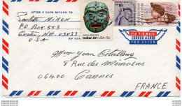 V11 96Hs  Courrier Air Mail Oblitération Timbres Etats Unis USA Exeter En 1991 - Andere & Zonder Classificatie