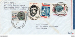 V11 96Hs  Courrier Air Mail Oblitération Timbres USA Etats Unis à France En 1963 - Covers & Documents