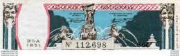 V11 96Hs   Billet De Loterie Entier 860F Loterie Nationale 21 Eme Tranche A De 1951 - Biglietti Della Lotteria
