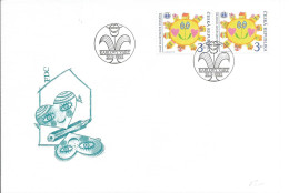 FDC 88 Czech Republic 25 YEARS OF THE "SOS" VILLAGES 1995 - FDC