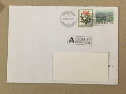 Schweiz  Svizzera Suisse Used Letter Stamp On Cover Pro Juventute 1972 Rose Eclepens - Andere & Zonder Classificatie