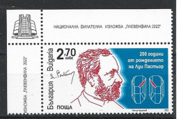 200 Ans De La Naissance De Louis Pasteur, Timbre Neuf ** De Bulgarie - Unused Stamps