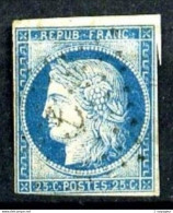 Col. Gén. 23 - 25c Bleu CERES - Oblitéré Losange ANCRE - Beau - Cérès