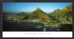 Carte Panoramique - Afrique Du Sud - CLIFTON BAY - CAPE TOWN -Vue Aérienne Sur Le Village ( Format 11X21,5 Cm) Réf N° 05 - Afrique Du Sud