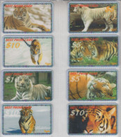 ISRAEL TIGER 8 PHONE CARDS - Giungla