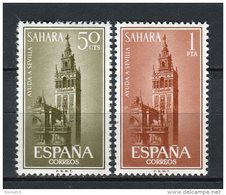 Sahara 1963. Edifil 215-16 ** MNH. - Spanische Sahara