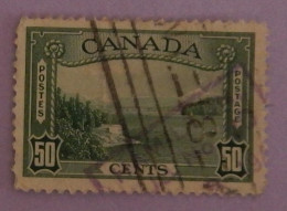 CANADA YT 200 OBLITERE "PORT DE VANCOUVER" ANNÉE 1938 - Oblitérés