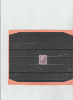 Jugoslavia Serbia 1921 - (YT) 137 Used  "Gravès. Dent. 12" - 75p  Violet Vif - Used Stamps