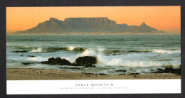 Carte Panoramique - Afrique Du Sud -  - TABLE MOUNTAIN - Bloubergstrand ( Format 11X21,5 Cm)   Réf N° 07 - Afrique Du Sud