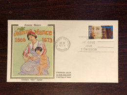 CANADA FDC COVER 1973 YEAR MANCE NURSE  HEALTH MEDICINE STAMPS - Briefe U. Dokumente