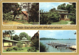72419499 Rheinsberg Diaet Sanatorium Hohenelse Wandelgang Bootssteg Rheinsberger - Zechlinerhütte