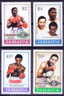 Jamaica 1986 MNH 4v, Richard Shrimpy Clarke, Boxing Champions, Sports - Boxen
