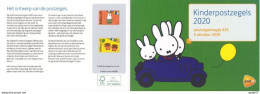 Netherlands Pays Bas NVPH 3881 Blok Kinderpostzegels 2020 Postfris MNH Netherlands Dick Bruna Nijntje Miffy Mapje 621 - Ongebruikt