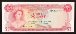Bahamas 3 Dollars 1968 Pick#28a Queen Elizabeth IIà Sup/q.fds Lotto.596 - Bahamas
