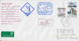 Sweden Arctic Heli Flight From Polarstern To Polarstern 12.08.1996 (JS152B) - Vols Polaires