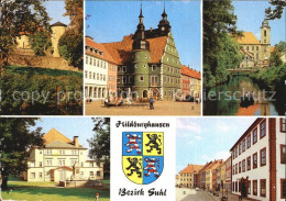 72418400 Hildburghausen Stadtmauer Rathaus Friedenspark Stadttheater Marx Engels - Hildburghausen