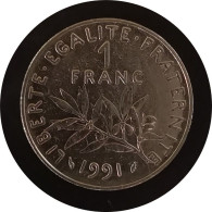 1991 - 1 Franc Semeuse / KM#925.1 - 1 Franc