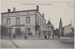 82 - B31519CPA - CAUSSADE - Avenue De La Gare - Hotel  LARROQUE - Parfait état - TARN-ET-GARONNE - Caussade