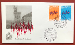 San Marino - FDC - 27 Aprile 1972 - Europa - FDC