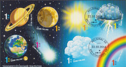 Les Signes Du Ciel - FINLANDE - Carnet Plié - Timbres Adhésifs - N° 2289 à 2296 - 2014 - Gebraucht