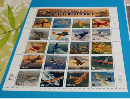 USA 1997 / CLASSIC AMERICAN AIRCRAFT / BLOC 20 TP AVIATION / NEUF FDC - Hojas Bloque